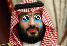 Videos iraníes en inglés se burlan del príncipe heredero saudita Mohammed bin Salman, lo representan con una cruz en la frente, con lápiz labial, como monja con sangre que emana de su boca