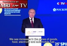Presidente ruso Vladimir Putin advierte a los países europeos: “Ustedes también serán objeto de sanciones si caen en desgracia; Occidente impone groseramente su ética y valores sobre otras culturas”