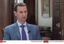 Presidente sirio Bashar Al-Assad en entrevista con el canal de televisión de los Emiratos Árabes Unidos Sky News Arabia: “No me reúno con Erdoğan a menos que acepte retirar las fuerzas turcas de Siria; Tenemos otras prioridades antes que restaurar nuestras relaciones con Hamás; No discuto con mi hijo la posibilidad de que sea el futuro presidente”