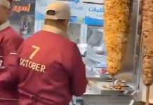 Restaurante de shawarma “7 de octubre” abre en Jordania