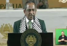 Parlamentario sudafricano Ahmed Munzoor Shaik Emam: “Si Ciudad del Cabo es entregada a los sionistas, habrá un baño de sangre; ¡No permitiremos que lo conviertan en un Estado judío!”
