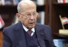 Ex presidente libanés Michel Aoun critica a Hezbollah: “Un partido no puede por sí mismo tomar decisiones sobre un conflicto con Israel; El Líbano no tiene la obligación de defender Gaza”