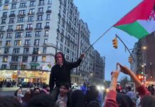 Cánticos de protesta pro-palestina en la Universidad de Columbia: “¡Oh Brigadas Al-Qassam, ustedes nos enorgullecen, maten a otro soldado ahora! ¡Israel caerá! ¡Palestina es árabe!”