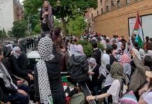 Multitud en manifestación del Día de la Nakba en Brooklyn aplaude cuando la líder de ‘Within Our Lifetime’, Nerdeen Kiswani, dice que el presidente Biden morirá pronto; “La policía de Nueva York es un ejército de ocupación; ¡No más cerdos en nuestra comunidad! ¡No más sionistas en Palestina!”