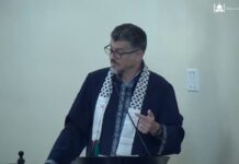 Director de CAIR-LA, Hussam Ayloush, en sermón del viernes en California: “Gracias a Dios, nuestro cobarde presidente genocida tuvo una actuación muy triste en su debate; los sionistas arruinaron la mente de la gente durante 100 años”