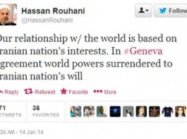 Presidente iraní Rohani: ‘El Acuerdo de Ginebra… significa la rendición de las superpotencias a la gran nación iraní’