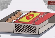Caricatura: "Extremismo religioso" (Al-Jazirah, Arabia Saudita, 7 de enero, 2021)