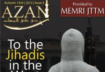 Przegląd numeru IV angielskojęzycznego magazynu talibów “Azan”: Oskarżenie Zachodu o dzielenie świata islamskiego; “Jeśli kolejny 11 Września zdarzy się na ziemi amerykańskiej, czy Obama zdecyduje o rozpoczęciu kolejnej 12-letniej wojny przeciwko muzułmanom…?”