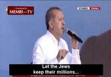 Premier turecki Erdogan porównuje Izrael do Hitlera, mówi: Utoną we krwi, którą rozlali