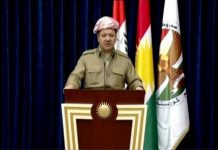 Kurdyjski prezydent Barzani: Porozumienie Sykes-Picot zawiodło; pora założyć państwo kurdyjskie