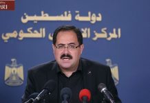 Palestyński minister edukacji, Sabri Saidam: Autonomia Palestyńska dostarczy podręczników do szkół w Jaffie i jest gotowa dostarczyć podręczników wszystkim Arabom izraelskim