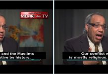 Egipsko-kanadyjski dziennikarz Said Shoaib: Nasz konflikt z Izraelem jest głównie religijny” – inaczej traktowalibyśmy Iran tak jak traktujemy Izrael; tylko muzułmanie dumni są ze swoich “kolonialnych zbrodni”; “reformy w religii żydowskiej ulepszyły ją”