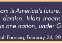Bostoński imam Abdullah Faaruuq twierdzi w kazaniach: “To jest ziemia tchórza i dom niewolnika”; “Bez islamu Amerykę spotka koniec”
