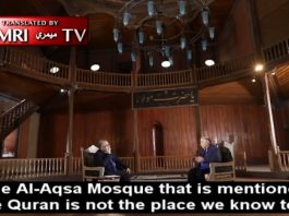 Syryjski uczony Firas Al-Sawwah: “Al-Aksa” z Koranu nie jest w Jerozolimie; “Potrzebujemy ogólnego arabsko-muzułmańskiego kulturalnego odrodzenia… opartego na krytyce”; Mój nauczyciel w 8 klasie “powiedział nam, że Dzień Sądu Ostatecznego nie nastąpi, aż Arabowie i Żydzi będą walczyć” – i “cała klasa wybuchła śmiechem”