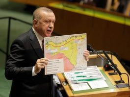 Turecki prezydent Erdoğan przysięga, że „rozpocznie tworzenie strefy bezpieczeństwa” w północnowschodniej Syrii „w ostatni tydzień września” z lub bez USA, przesiedli „między jeden a dwa miliony” Syryjczyków