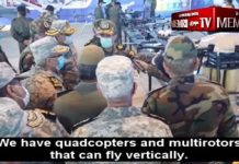 Iran pokazuje swój arsenał dronów, włącznie z bombardującymi, samobójczymi i prowadzącymi wojnę elektroniczną: „Żadne miejsce na świecie nie jest poza naszym zasięgiem… Każdy centymetr terytorium wroga jest w zasięgu irańskiego ognia”