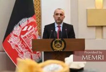 W liście otwartym tymczasowy prezydent Afganistanu, Amrullah Saleh, mówi, że “związek talibów z Al-Kaidą i innymi terrorystycznymi grupami jest silniejszy niż kiedykolwiek” Amrullah Saleh, de jure prezydent Afganistanu.