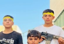 Więzień odsiadujący osiem wyroków dożywocia pisze w gazecie Autonomii Palestyńskiej: Szkolenie obchodzenia się z bronią na obozach letnich Fatahu jest ważną narodową działalnością