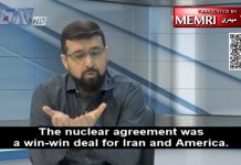 Irański dziennikarz Mohammad Gharavi: Fatwa Chameneiego zakazująca broni jądrowej jest otwarta do interpretacji, nic nie jest stałe