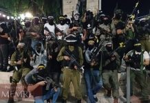 Autonomia Palestyńska działa na rzecz wzmocnienia swojej kontroli na Zachodnim Brzegu wśród rosnącej siły organizacji terrorystycznych i obaw przed zamachem stanu w stylu Gazy Uzbrojeni członkowie Brygady Dżenin (Źródło: Alresalah.ps. 13 grudnia 2022 r.)