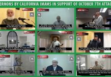 MEMRI TV: ZBIÓR WYPOWIEDZI IMAMÓW Z KALIFORNII W POPARCIU ATAKU HAMASU 7 PAŹDZIERNIKA: Twierdzenia, że atak pokonał Izrael, wezwania do unicestwienia Izraela, twierdzenia, że Izrael sfabrykował wideo o zbrodniach Hamasu w stylu Hollywood, mówienie, że USA kłamały o dekapitacji niemowląt i gwałceniu kobiet, wzywanie do uczynienia, by syjoniści na kampusach czuli się “bardzo nieswojo” oraz by Żydów powiesić na sznurze danym przez Allaha