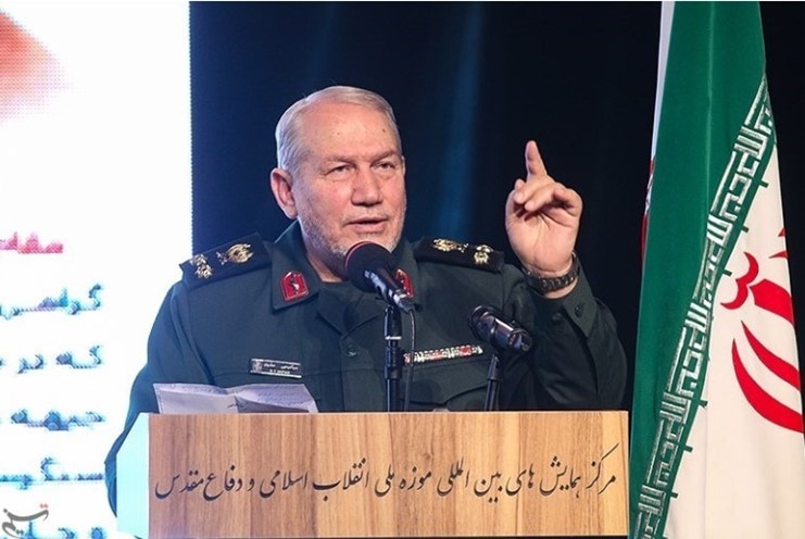 Generał IRGC Jahja Rahim-Safavi, obecnie starszy doradca irańskiego najwyższego przywódcy Alego Chameneiego. Źródło: Agencja informacyjna Tasnim (Iran), 12 czerwca 2024 r.