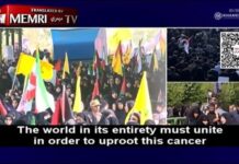 Nowy dowódca wojskowego skrzydła Hamasu, Brygad Al-Kassam oraz szef delegacji w Katarze na rozmowy o zawieszeniu broni, Chalil Al-Hajja: ”Idźcie i oblegajcie izraelskie i amerykańskie ambasady”; “Krew męczenników wyznacza drogę do zwycięstwa”; “Tylko karabin zakończy okupację” – klipy z archiwum MEMRI TV